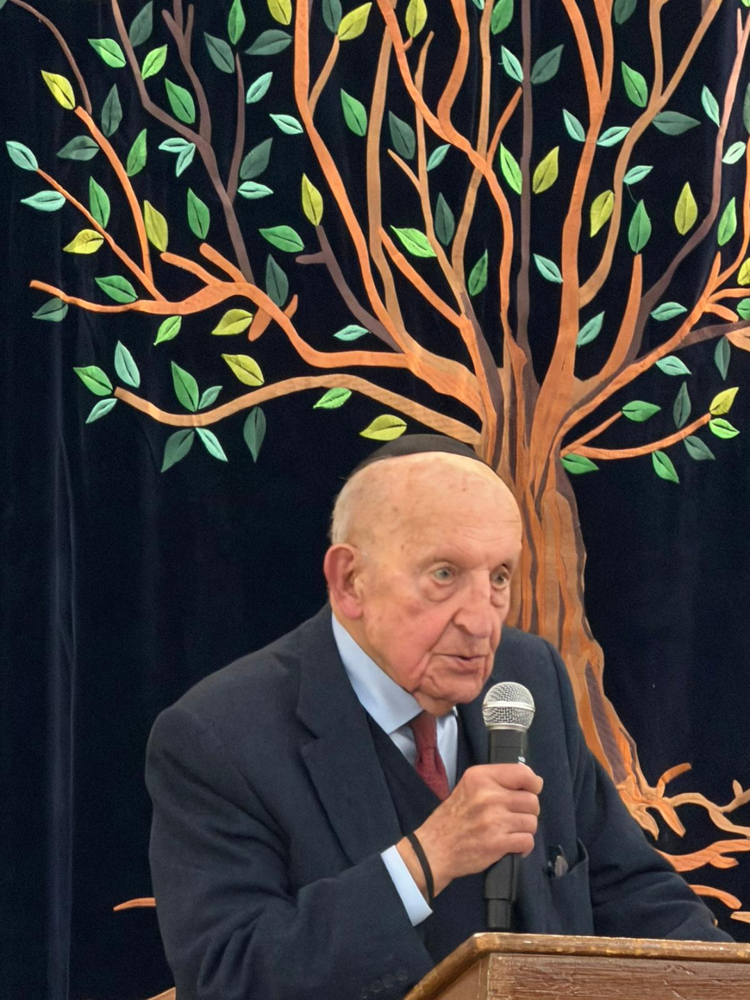 François Mayer, portrait à la synagogue